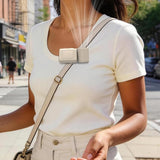Handheld Turbo Fan Clip On with LED Display 4 Speeds 180 Tilt White