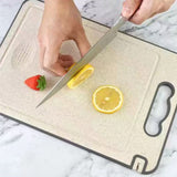 Double Sided Cutting Board Stainless Steel Chopping Board for Kitchen Style 2