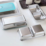 4Pcs Set Grab and Go Snack Containers Food Container for Lunch Snacks Dips Condiments-Double-Compartment