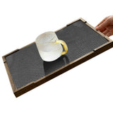Non-Adhesive Drawer and Shelf Liner for Cabinets Black