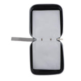 Water-Resistant 40-Disc CD Storage Case Hard Shell CD Holder with Individual Sleeves Zipper Organizer for Music Games Data Discs Black