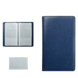 120-Slot Portable Business Card Book Holder Organizer for Men Women Dark Blue