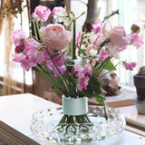 Spiral Flower Stem Holder Spiral Ikebana Stem Holder for Vases DIY Bouquet Twister Flower Arrangement Holder Green