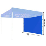 Instant Canopy Tent Sidewalls Portable Canopy with Side Panels for Camping Blue