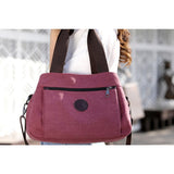Crossbody Bag 3-Compartments Satchel Handbags Purse Messenger Shoulder Bag Red