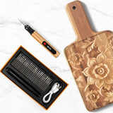 Electric Engraver Pen with 30 Bits & 3 Adjustable Speeds for Metal Wood Glass Gold