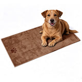 70x140cm Microfiber Dog Towels for Drying Dogs Shower & Bath Supplies Coffee