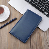 120-Slot Portable Business Card Book Holder Organizer for Men Women Dark Blue