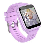 Smartwatch for Boys Girls Touchscreen Smart Watch with 16 Games MP3 Player Purple
