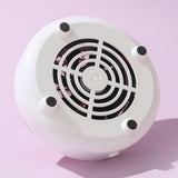 Nail Dust Collector Vacuum Fan for Nail Tech Quiet & Compact Dust Extractor White Pink