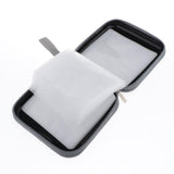 Water-Resistant 40-Disc CD Storage Case Hard Shell CD Holder with Individual Sleeves Zipper Organizer for Music Games Data Discs Black