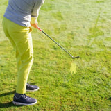 Reusable Plastic Golf Tees Lightweight for Indoor and Outdoor Golf Practice Yellow
