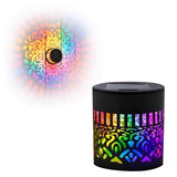 Solar Mandala Projection Wall Light Decorative for Yard Garden Post  Backyard Decor Style 3