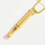 Mint Breathing Necklace with Fidget Ring for Mindful Breathing Gold