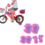 Protective Gear Set Knee Pads Elbow Pads Wrist Guards for Skating Cycling Skateboarding Climbing Pink