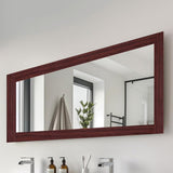 Border Peel &Stick Wood Grain Wallpaper Border Removable Waterproof Bathroom Sticker Red