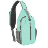 Water-Resistant Crossbody Bag Travel Sling Shoulder Bag with Multiple Compartments Headphone Port (Copy) (Copy)