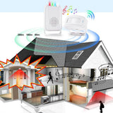 Motion Sensor Welcome Doorbell Wireless Motion Detector Alarm for Home Store Business Caregiver Reminder Style 2