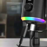 RGB Dynamic Gaming Microphone XLR/USB Interface for PC Streaming Podcast Recording Style 2
