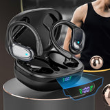 Wireless Earbuds Sports Bluetooth Headphones IPX5 Waterproof Earphones for Workout Running Black