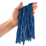 220Pcs Rubber Bands Elastic Bands for Office File Organization Blue
