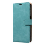 RFID Protective Flip Wallet Case Compatible with Samsung A17 A37 and A57 Aqua Green