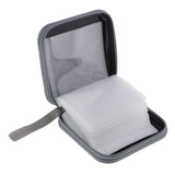 Water-Resistant 40-Disc CD Storage Case Hard Shell CD Holder with Individual Sleeves Zipper Organizer for Music Games Data Discs Black