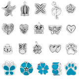 DIY Kids Bracelet Making Kit with Charms & Beads Jewelry Craft Set for Girls’ Gifts Blue