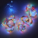 Solar Fairy Curtain Lights – Christmas Hanging String Lights for Window Backdrop Multicolor