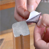 5Pcs Self Adhesive Furniture Protective Felt Pads for Scratch and Noise Protection Brown