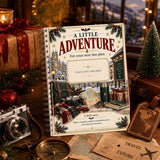 Christmas Gift Card Book DIY Spiral Bound with Handwritten Note Pages Style 3