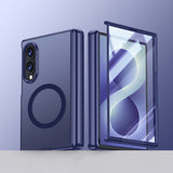 Case for Samsung Galaxy Z Fold8 with Screen Protector Hinge Cover Blue
