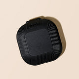 Retainer Case with Mirror and Removal Tool for Mouth Guard Storage Black