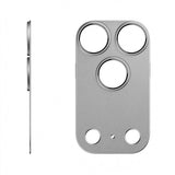 Camera Lens Protector Aluminum Hollow for iPhone 18 Pro Max 18 Pro Silver