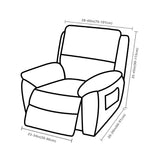 4-Piece Set Printed Recliner Chair Protector Cover Stretch  Sofa Couch Slipcover Style 5