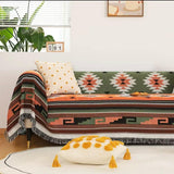 Aztec Style Throw Blanket Bohemian Sofa Blanket Cover for Couch Chair Bed Home Outdoor Beach Travel Style 3