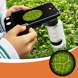 60X-120X Pocket Microscope Portable Handheld Miniscope White