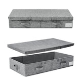 Underbed Storage Containers Bin with Lids Storage Organizer Box with Handle for Clothes Blankets Style 2