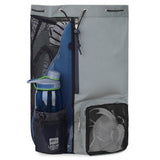 Drawstring Swim Bag Mesh Backpack with Wet Pocket for Swimming  Gym Workout Grey