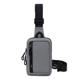 Small Crossbody Bag for Men Women Mini Sling Bag Travel Running Phone Daypack Grey