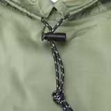 3-in-1 Hooded Rain Poncho for Adult with Pocket, Waterproof Lightweight Army Green