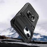 Wallet Card Slot Shockproof Protective Case Compatible With iPhone 17 and 18 Series Black