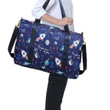 Kids Travel Duffle Bag Water Resistant Carry On Weekender Bag with Wet Pocket for Gym Sport Dance Style 4