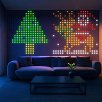 Smart Curtain Lights – 400 LEDs Color-Changing Dynamic DIY Light String with Music Sync Style 3