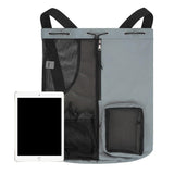 Drawstring Swim Bag Mesh Backpack with Wet Pocket for Swimming  Gym Workout Grey