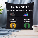 2Pcs Set 2-Pocket Throw Pillow Covers 44 x 44cm Pillowcase for Sofa Couch Home Decoration Style 6