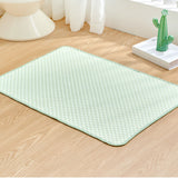 Pet Cooling Mat Dog Cat Breathable Summer Cooling Pad  Light Green