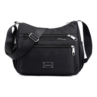Women Shoulder Handbag Multi-Pocket Crossbody Purse Fashion Satchel Black