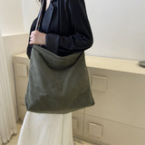 Zipper Tote Bag for Women Shoulder Bags with Adjustable Strap for Work School Shopping Travel Green
