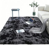 Cute Furry Pastel Rug Soft Fluffy Carpet for Living room Gray